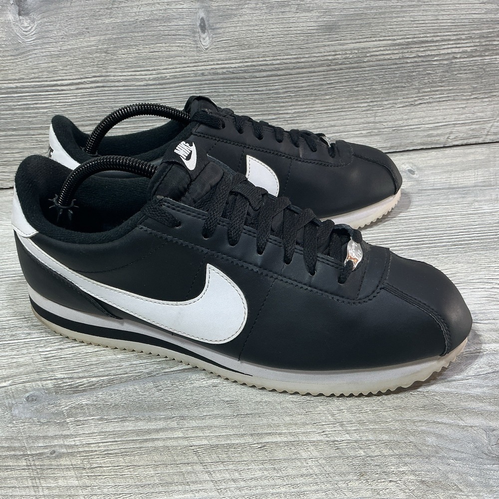 Nike Cortez '72 OG Black White Leather Shoes Sneakers 819719-012 Men's Size 10
